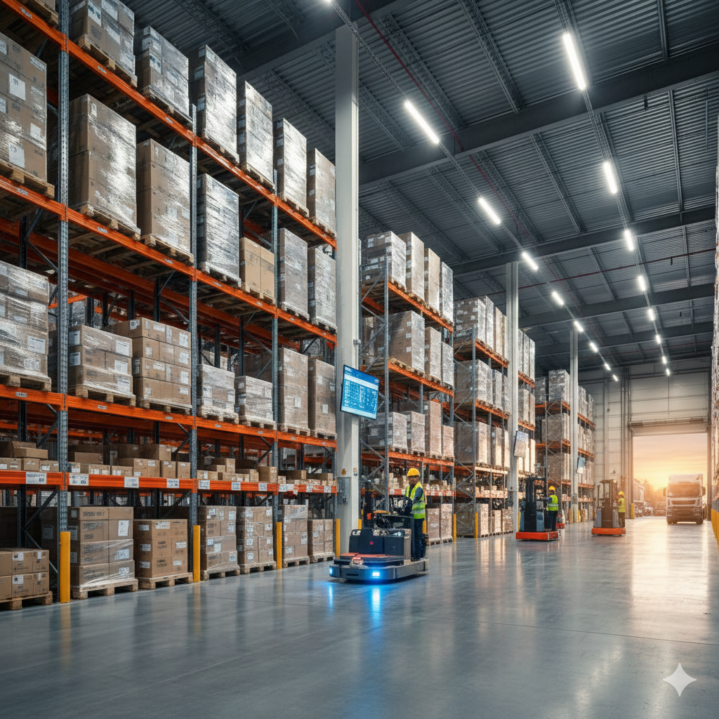 Warehouse and distribution center